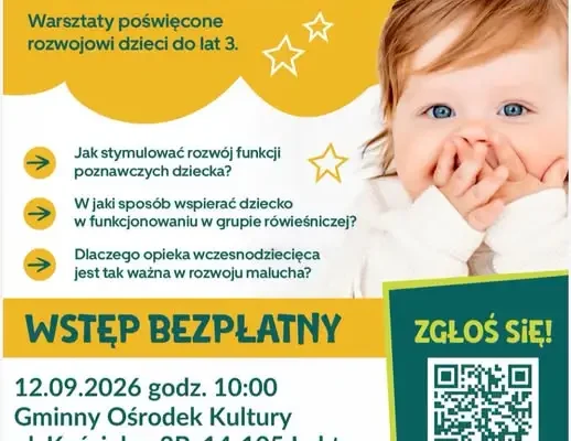 Bezpłatne warsztaty dla rodziców małych dzieci w Łukcie – ostatnie miejsca