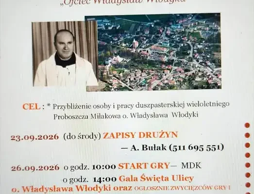Gra terenowa w Miłakowie ku pamięci ojca Władysława Włodyki