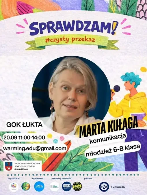 Warsztaty komunikacji dla młodzieży w GOK Łukta – 20 września
