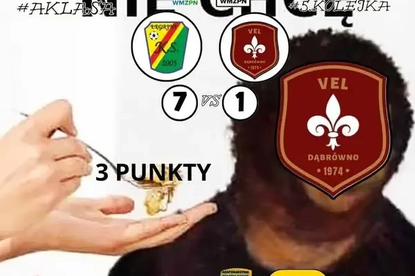 Łęgajny niepokonane u siebie – VEL rozbity 7:1