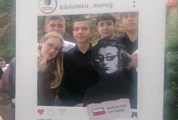 Narodowe Czytanie 2026 w Morągu – uczniowie ZSZiOiPPP czytali „Dziady”