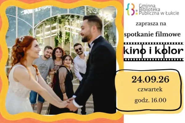 Spotkanie filmowe w Gminnej Bibliotece Publicznej w Łukcie