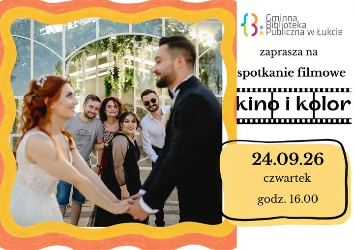 Spotkanie filmowe w Gminnej Bibliotece Publicznej w Łukcie