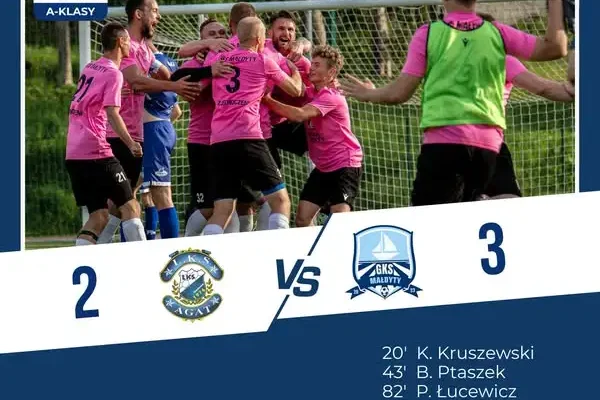 GKS Małdyty przełamuje passę! Wygrana 3:2 z Agat Jegłownik