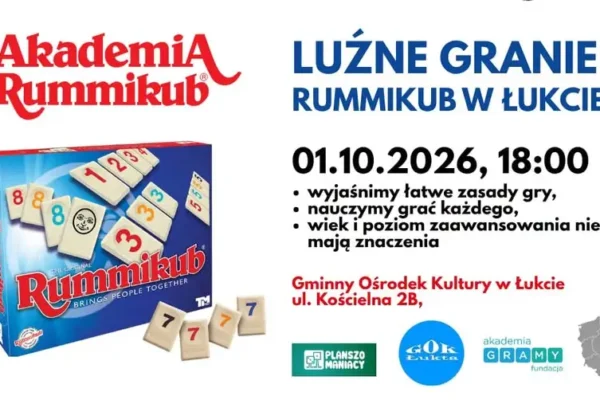 Łukta: Luźne granie w Rummikub przed III Turniejem
