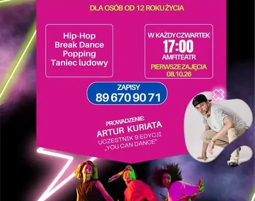 Nowa grupa taneczno-artystyczna w Centrum Kultury w Ostródzie – start już 8 października