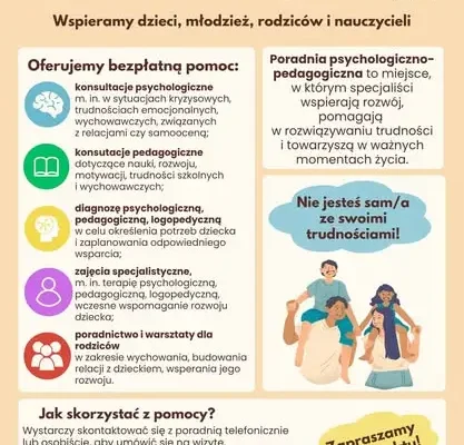 Poradnia Psychologiczno-Pedagogiczna w Morągu zaprasza po bezpłatne wsparcie