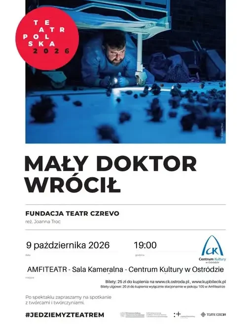 „Mały doktor wrócił” – monodram o kurdyjskim marzeniu na ostródzkiej scenie