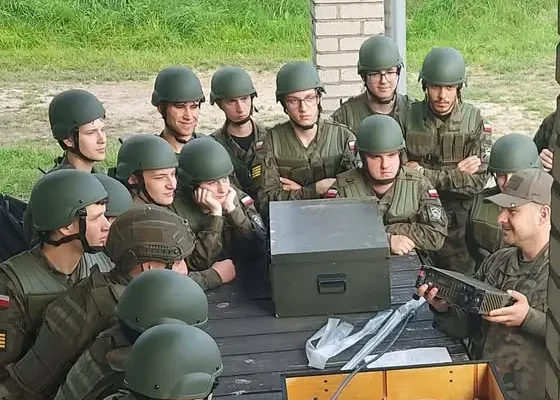Uczniowie z Morąga na obozie szkoleniowym Oddziału Przygotowania Wojskowego