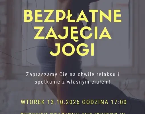 Małdyty: bezpłatna joga na stadionie gminnym od 13 października