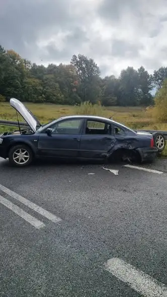 Wypadek drogowy w Małdytach – jedna osoba ranna
