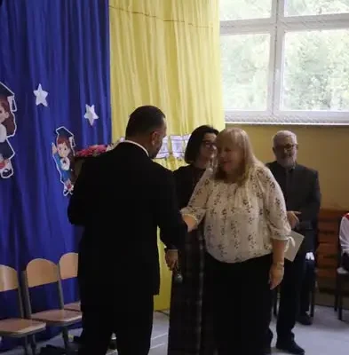 Ślubowanie pierwszaków i Dzień Edukacji Narodowej w szkole w Małdytach