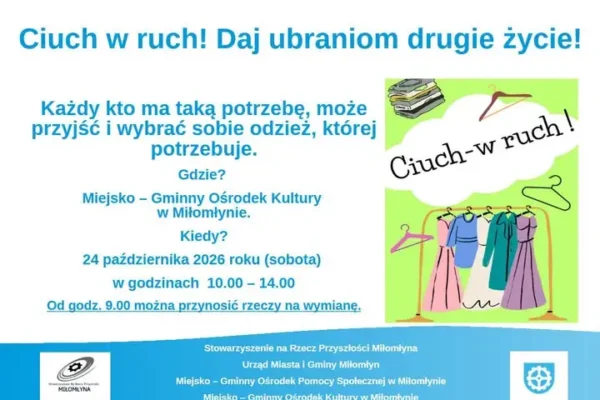 Ciuch w ruch – jesienna wymiana ubrań w Miłomłynie