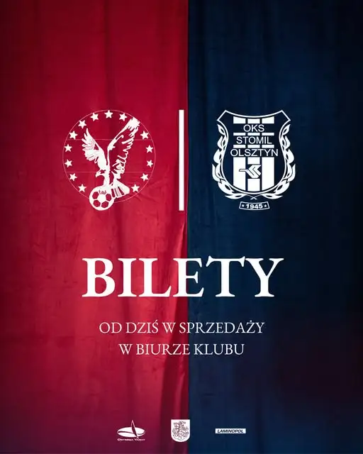 Bilety na mecz ze Stomilem Olsztyn już w sprzedaży w biurze klubu