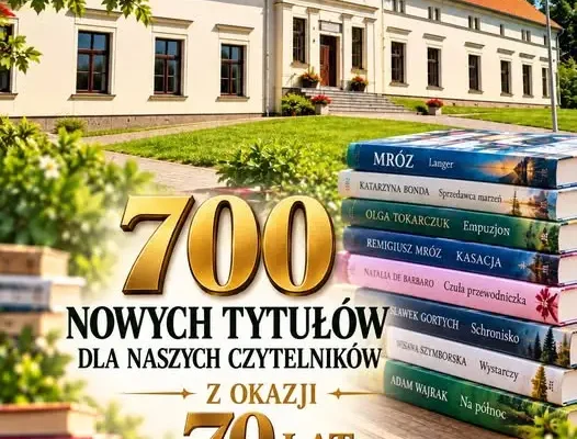 700 nowych książek na 70-lecie biblioteki – prezent dla czytelników