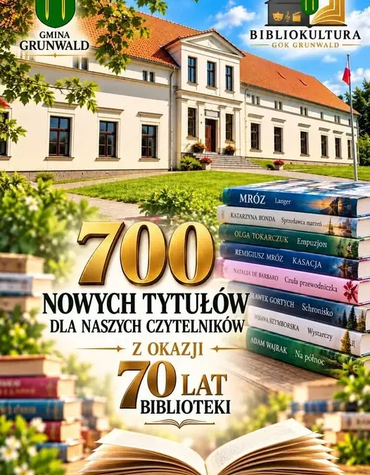 700 nowych książek na 70-lecie biblioteki – prezent dla czytelników