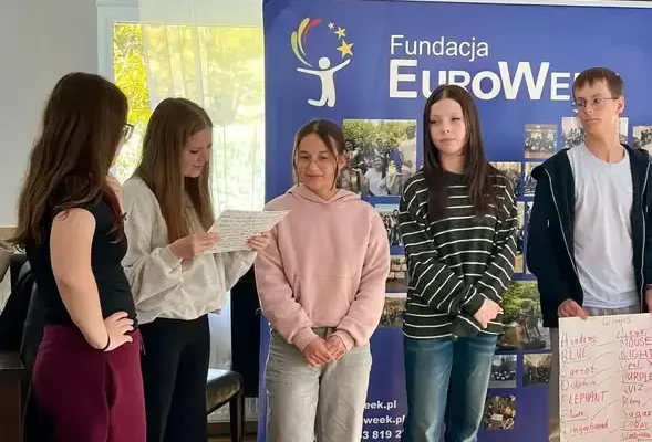 Uczniowie z Morąga na EuroWeek – języki, gry i integracja