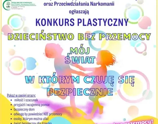 Konkurs plastyczny „Dzieciństwo bez przemocy” w Morągu – weź udział!