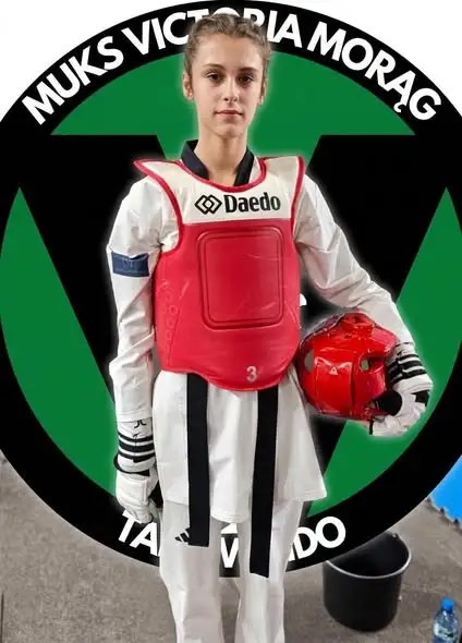 Lena Galanek ze srebrnym medalem Pucharu Polski w Taekwondo Olimpijskim