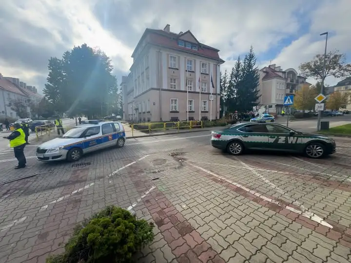 Ćwiczenia służb w Ostródzie: zamknięto ulicę Sobieskiego