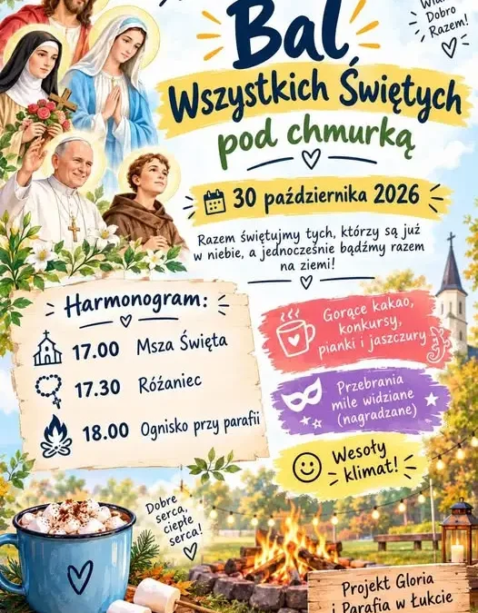 Bal Wszystkich Świętych w Łukcie – zaproszenie na 30 października