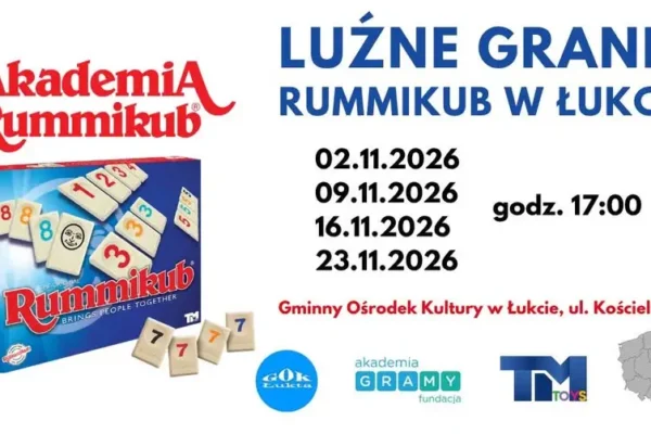 Rummikub w Łukcie: cykl spotkań dla graczy w każdym wieku